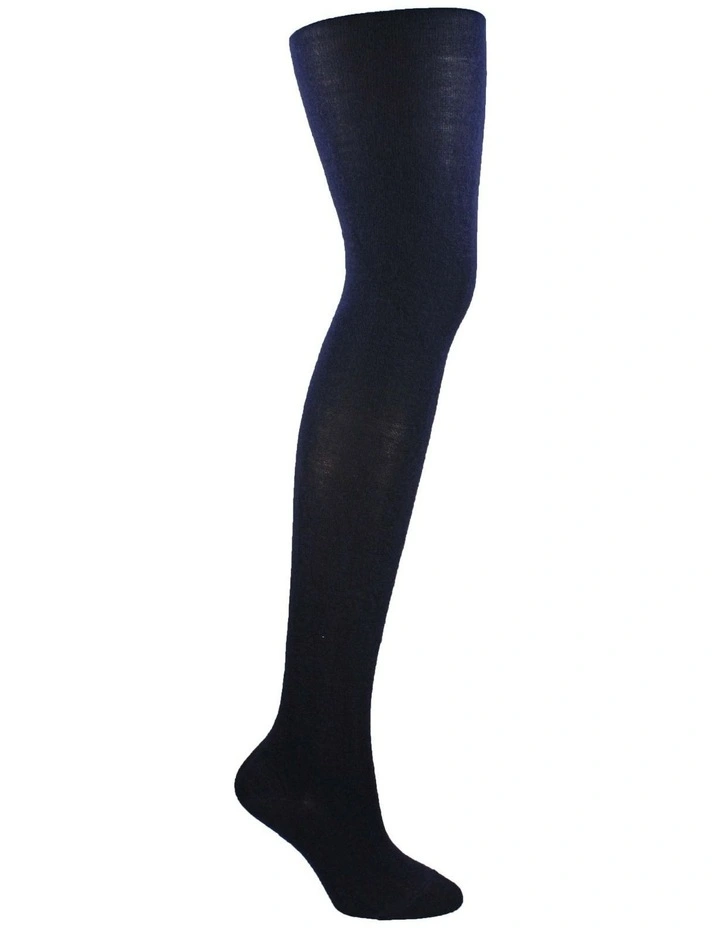 Wool Tights 332MY in Navy